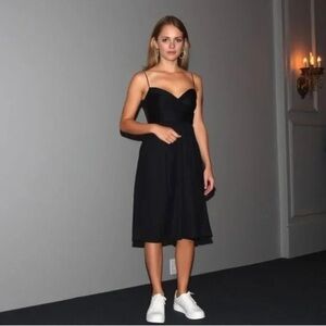 Carolina Herrera Black Midi Dress